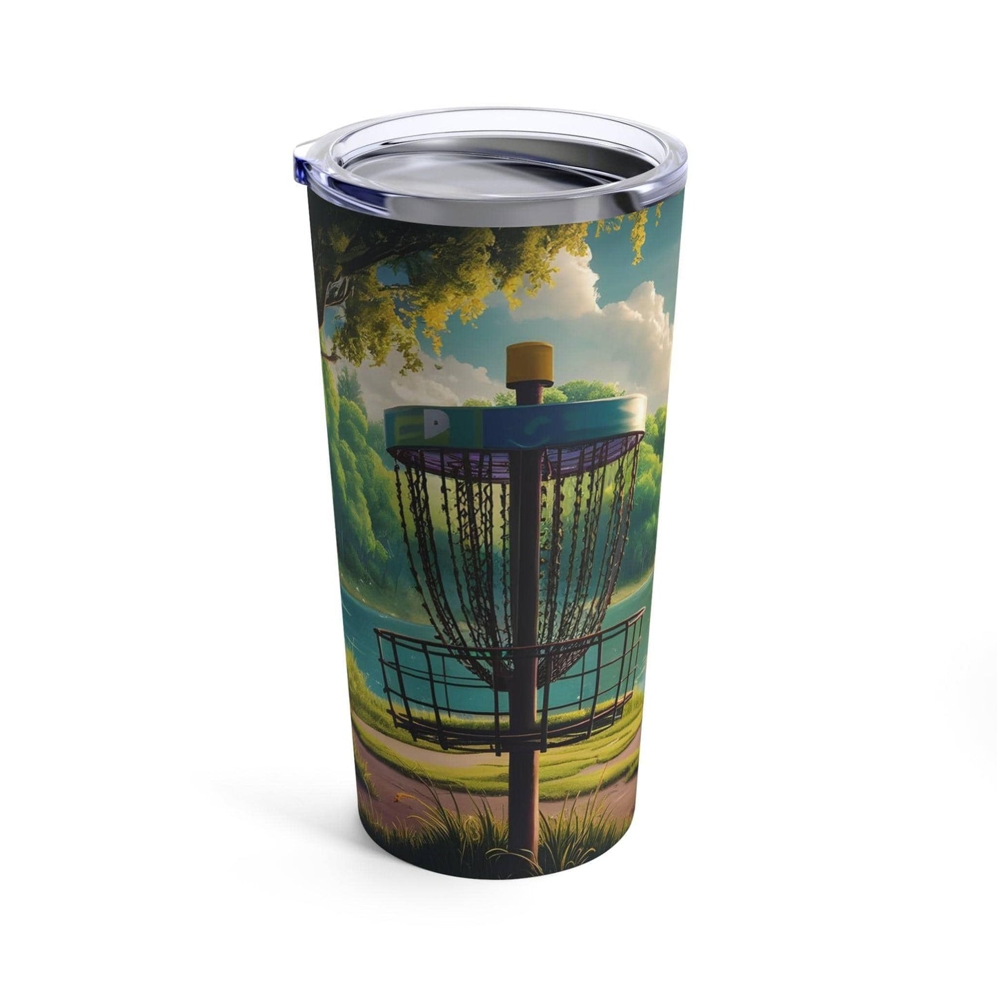 Scenic Disc Golf Tumbler - Basket by LakeTumbler 20oz - Quirky Goodies