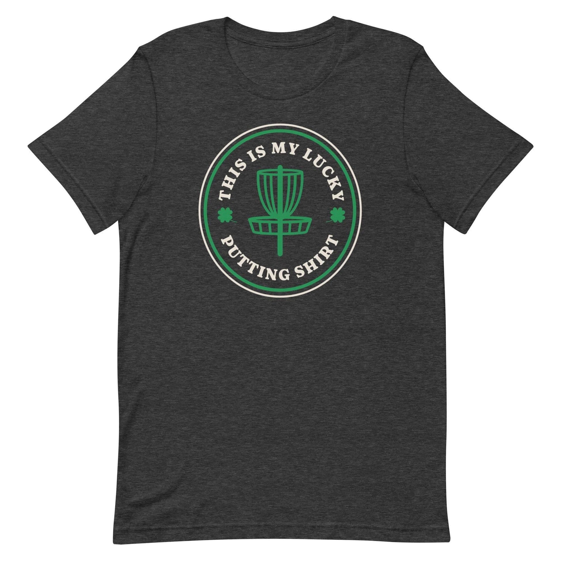 St. Patrick's Day - Disc Golf - "This is my lucky putting shirt" Unisex t-shirt - Quirky Goodies