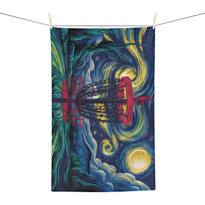 Starry Night Disc Golf Towel - Microfiber Tea Towel - Quirky Goodies