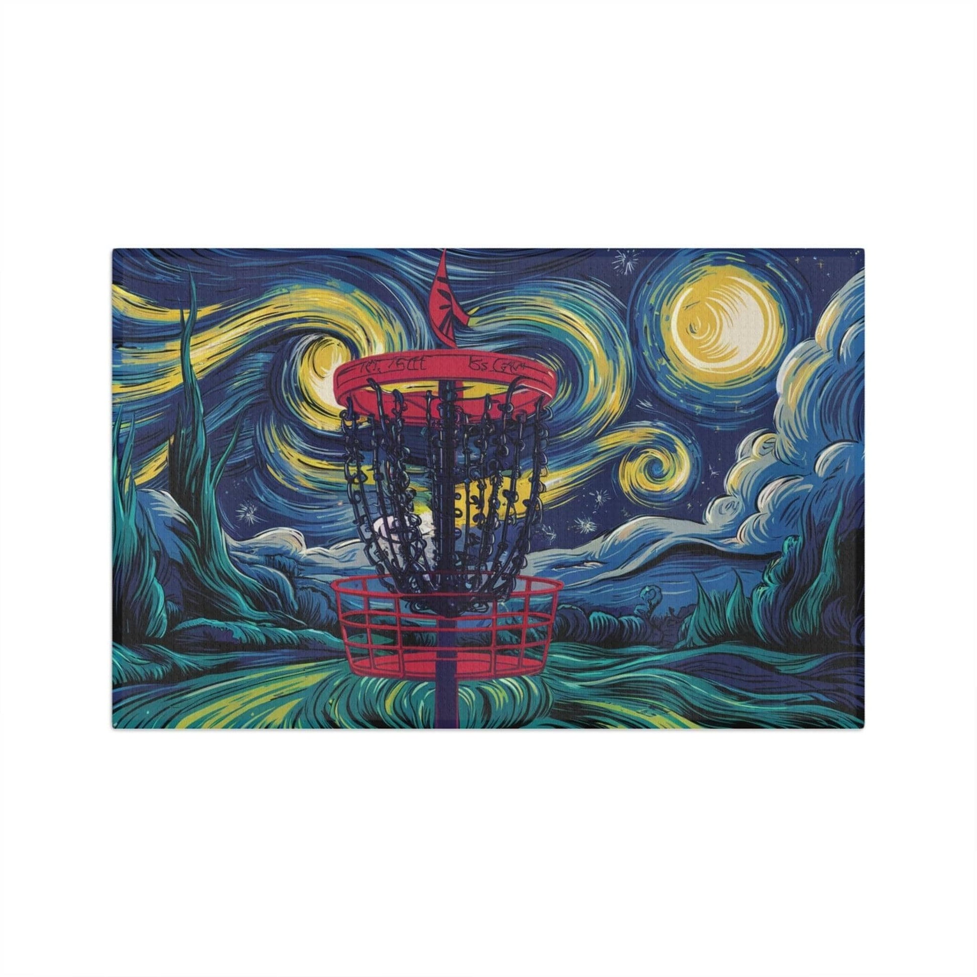 Starry Night Disc Golf Towel - Microfiber Tea Towel - Quirky Goodies